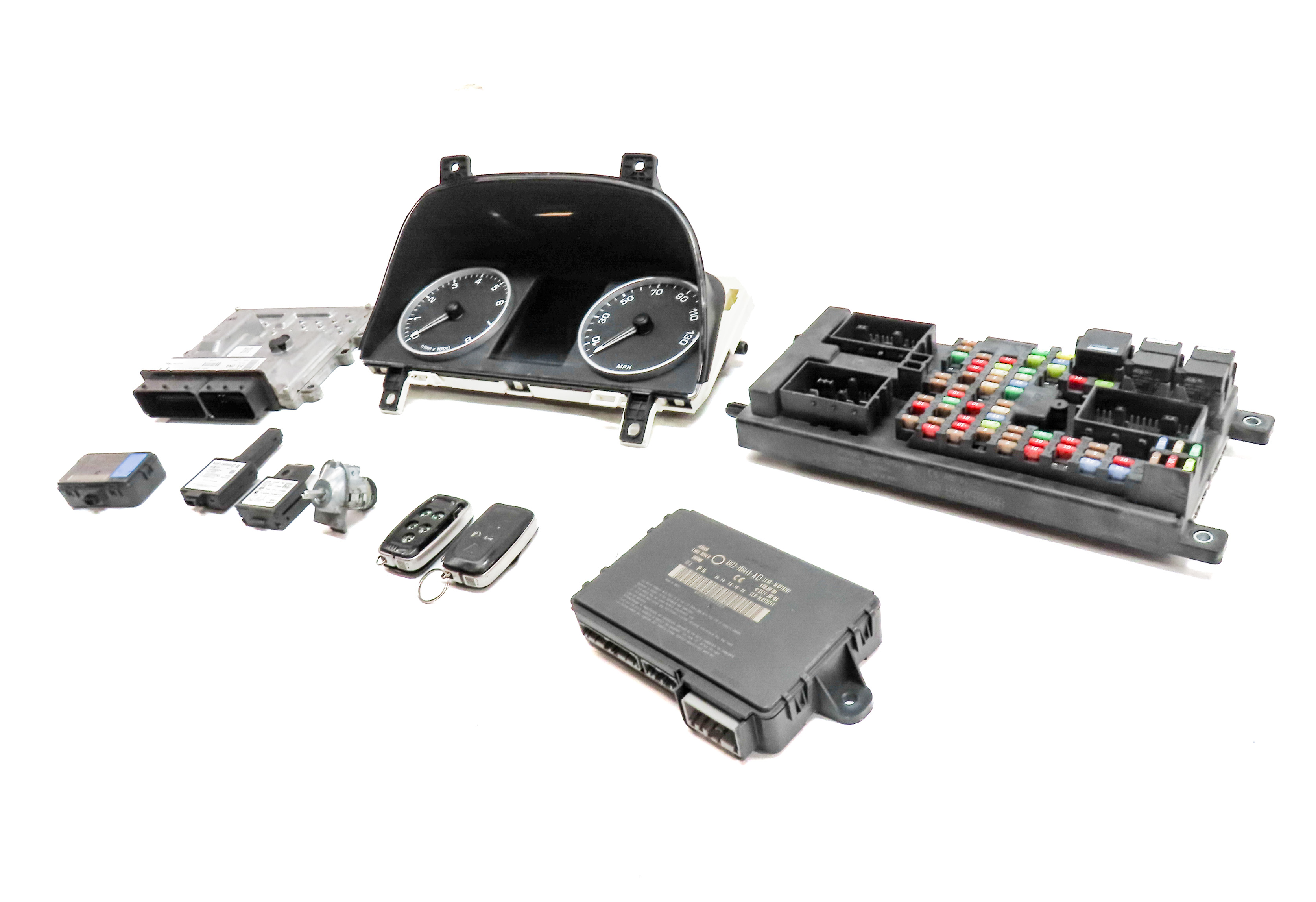 2010 ROVER LR4 L319 5.0L NON-SUPER SPEEDOMETER BCM ECM IMMOBILIZER MODULE SET/10 — exact item pictured